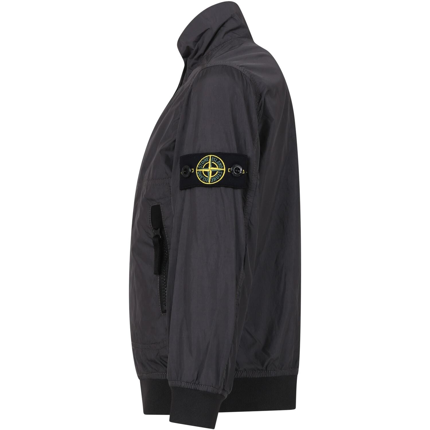 【本日5の付く日ポイント4倍!】 STONE ISLAND ストーンアイランド グレー Grigio ジャケット ボーイズ 春夏2024 801640333 V0063 【関税・送料無料】【ラッピング無料】 ia 3