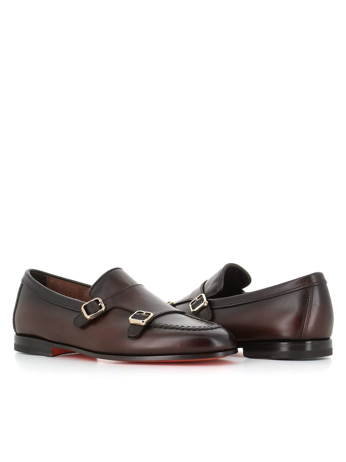 SANTONI サントーニ ブラウン Brown ローファー メンズ 春夏2024 MCN180035A4SNTUT50 TESTA DI MORO 【関税・送料無料】【ラッピング無料】 ia