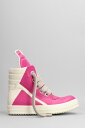 リックオウエンス RICK OWENS リック オウエンス ピンク fuxia スニーカー メンズ 春夏2023 RR01C4898LPOW21311 【関税・送料無料】【ラッピング無料】 ia