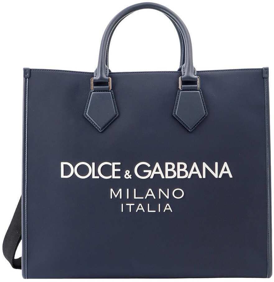 DOLCE&GABBANA ドルチェ&ガッバーナ ブルー Blue トートバッグ メンズ 春夏2024 BM2271AG182 8C653 【..