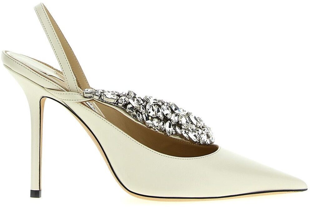 【土日限定クーポン配布中！】 JIMMY CHOO ジミーチュウ ホワイト White パンプス レディース 春夏2024 FLOS100BDHLATTECLEAR 【関税・送料無料】【ラッピング無料】 ia