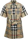 【15,000円以上1,000円OFF!!】 BURBERRY バーバリー ベージュ Beige ドレス ガールズ 春夏2024 8061829 1001A7028 【関税・送料無料】【ラッピング無料】 ia