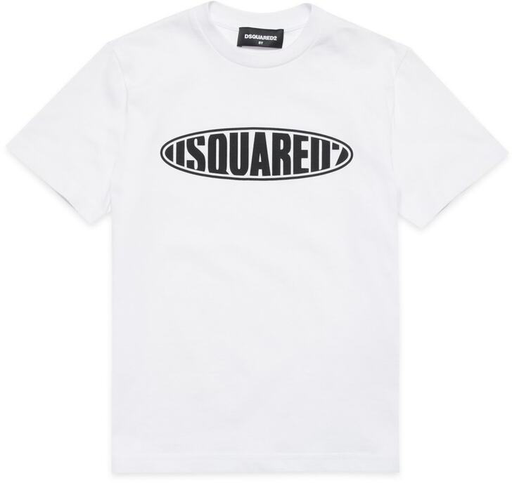 DSQUARED2 ディースクエアード ホワイト Bianco トップス ボーイズ 春夏2024 DQ2097D00MV DQ100 【関税・送料無料】【ラッピング無料】 ia