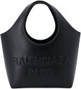 バレンシアガ トートバッグ（レディース） 【15,000円以上1,000円OFF!!】 BALENCIAGA バレンシアガ ブラック Black トートバッグ レディース 春夏2024 7470362AAID 1000 【関税・送料無料】【ラッピング無料】 ia