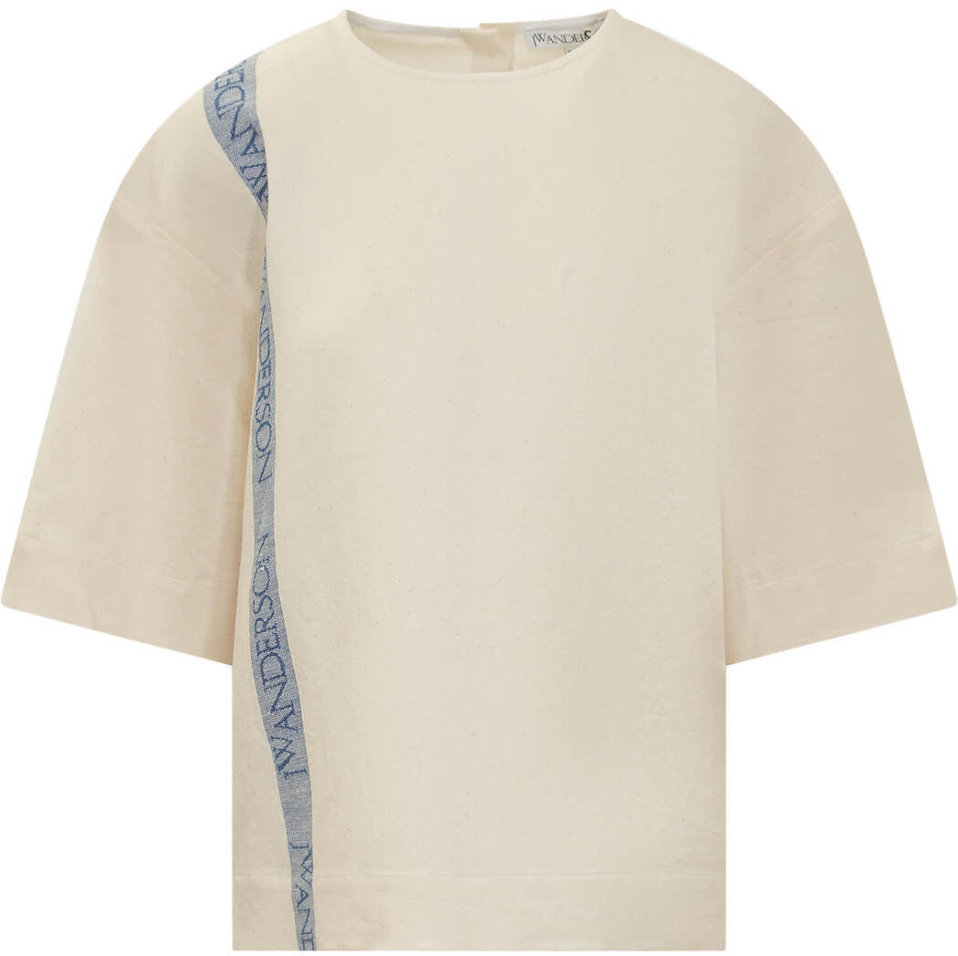 J.W. ANDERSON ジェイ ダブリュー アンダーソン ベージュ CREAM Tシャツ レディース 春夏2024 TP0320PG1483 046 【関税・送料無料】【ラッピング無料】 iaのサムネイル