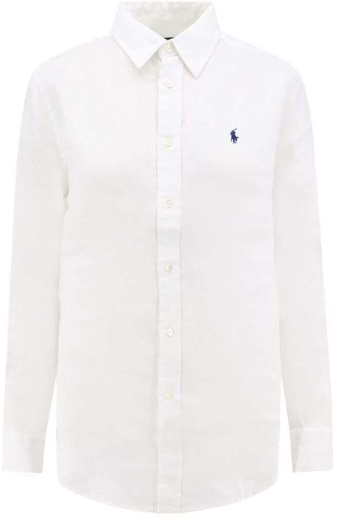 POLO RALPH LAUREN ラルフローレン ホワイト Bianco シャツ レディース 春夏2024 211920516 006 【関税 送料無料】【ラッピング無料】 ia