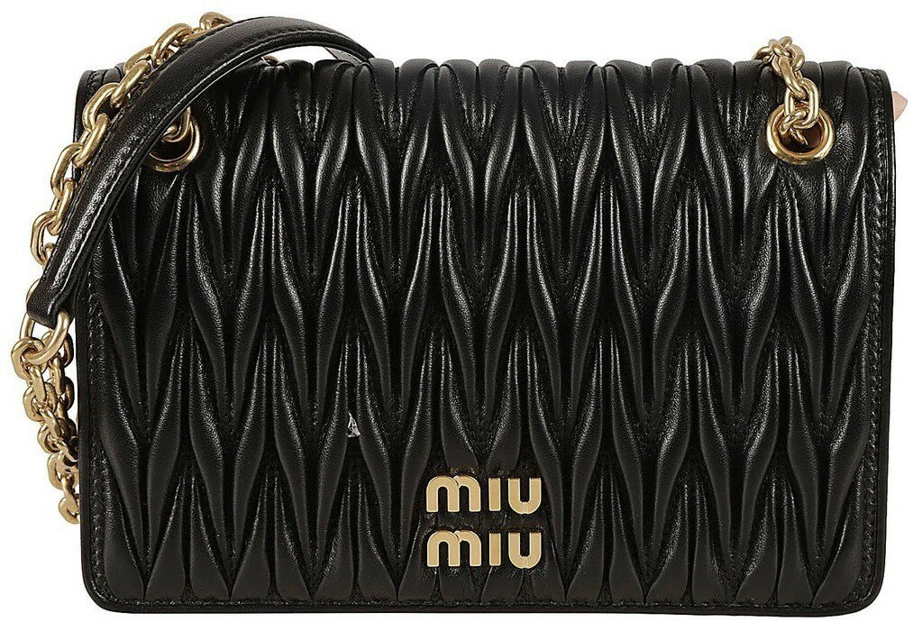 【楽天スーパーSALE!!300000円以上10000円OFFクーポン対象】 MIU MIU ミュウ ミュウ ブラック Black バッグ レディース 春夏2024 5BP065N88F0002 【関税・送料無料】【ラッピング無料】 iaのサムネイル