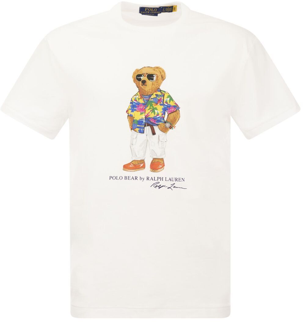 POLO RALPH LAUREN ポロ ラルフ ローレン ホワイト White Tシャツ メンズ 春夏2024 710854497 032 【関税・送料無料】【ラッピング無料】 iaのサムネイル