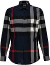 【15,000円以上1,000円OFF!!】 BURBERRY バーバリー ブルー Blue シャツ メンズ 春夏2024 8073216NAVY 【関税・送料無料】【ラッピング無料】 ia