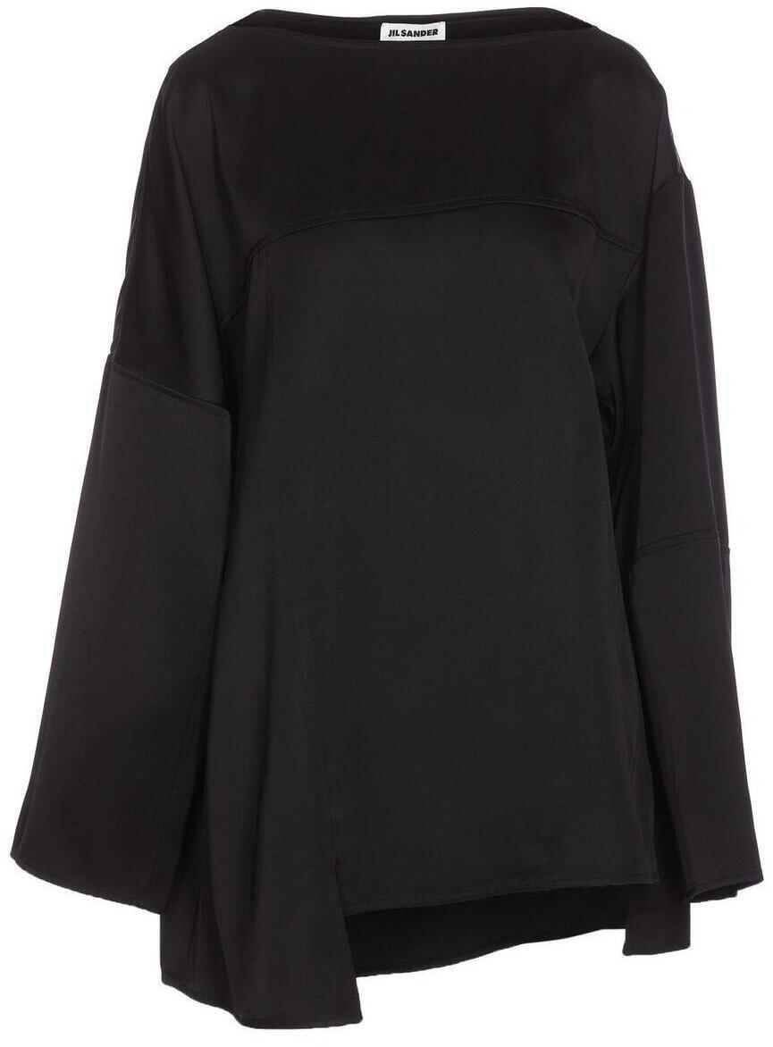 【土日限定クーポン配布中！】 JIL SANDER ジルサンダー ブラック BLACK トレーナー レディース 春夏2024 J65112 J01NC0135 001 【関税・送料無料】【ラッピング無料】 ia