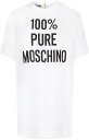 MOSCHINO モスキーノ ホワイト WHITE/BLACK ドレス レディース 春夏2024 0533 J0443 1001 【関税・送料無料】【ラッピング無料】 ia