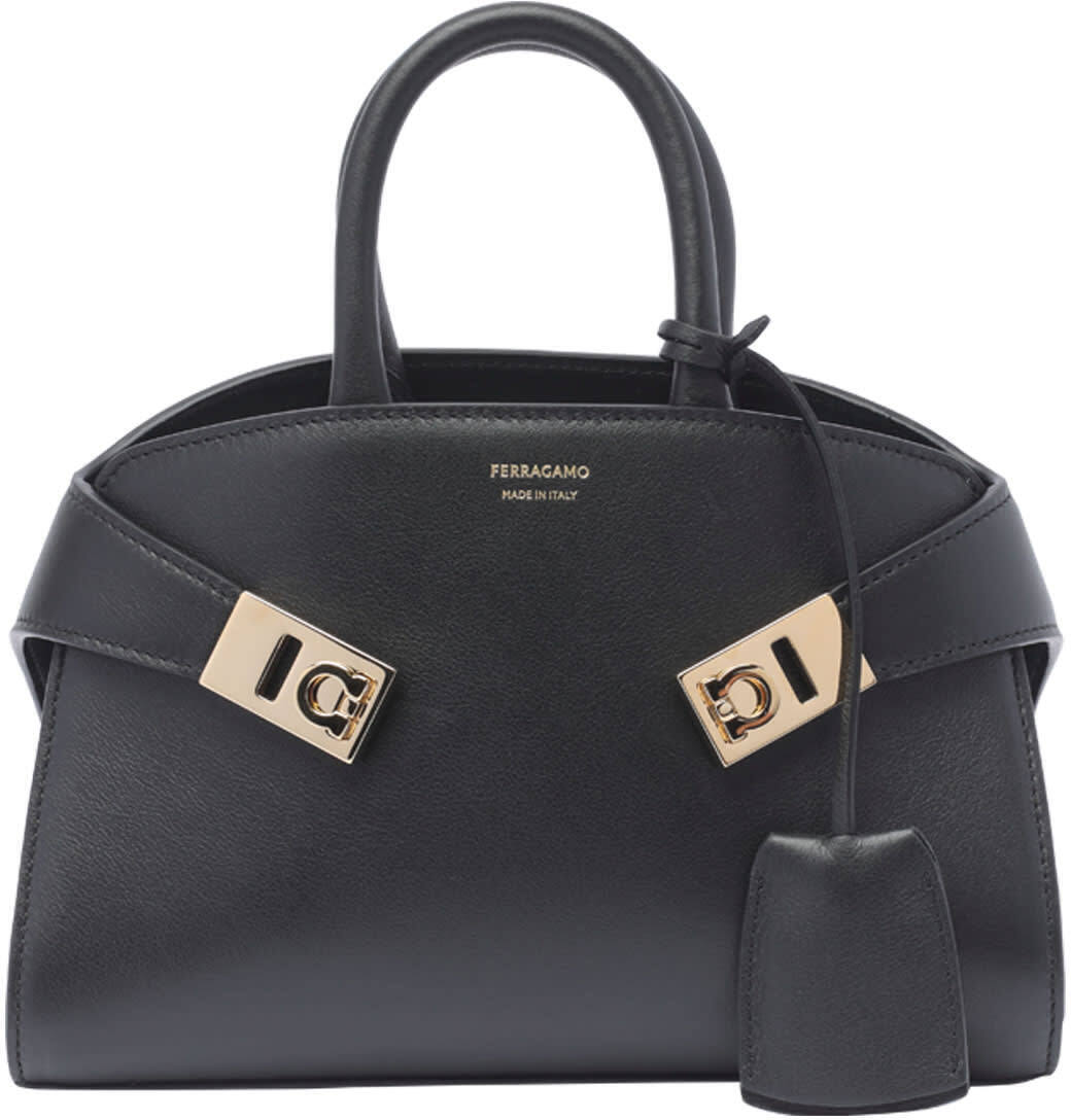 FERRAGAMO フェラガモ ブラック Black トートバッグ レディース 春夏2024 768853215975NERO 【関税・送料無料】【ラッピング無料】 iaのサムネイル
