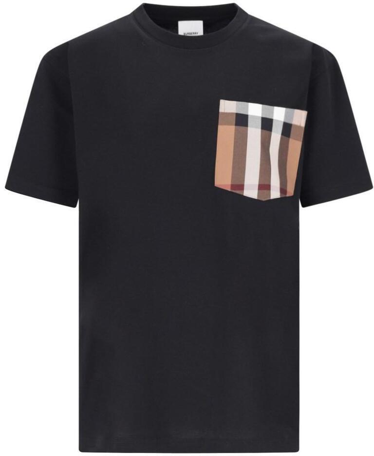 BURBERRY バーバリー ブラック BLACK Tシャツ レディース 春夏2024 8080323 CARRICK CH A1189 【関税・送料無料】【ラッピング無料】 ia