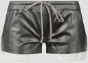 RICK OWENS リック オウエンス シルバー Metallic ショーツ レディース 春夏2024 RP01D2316 LLPM 68 GUN METAL 【関税・送料無料】【ラッピング無料】 ia