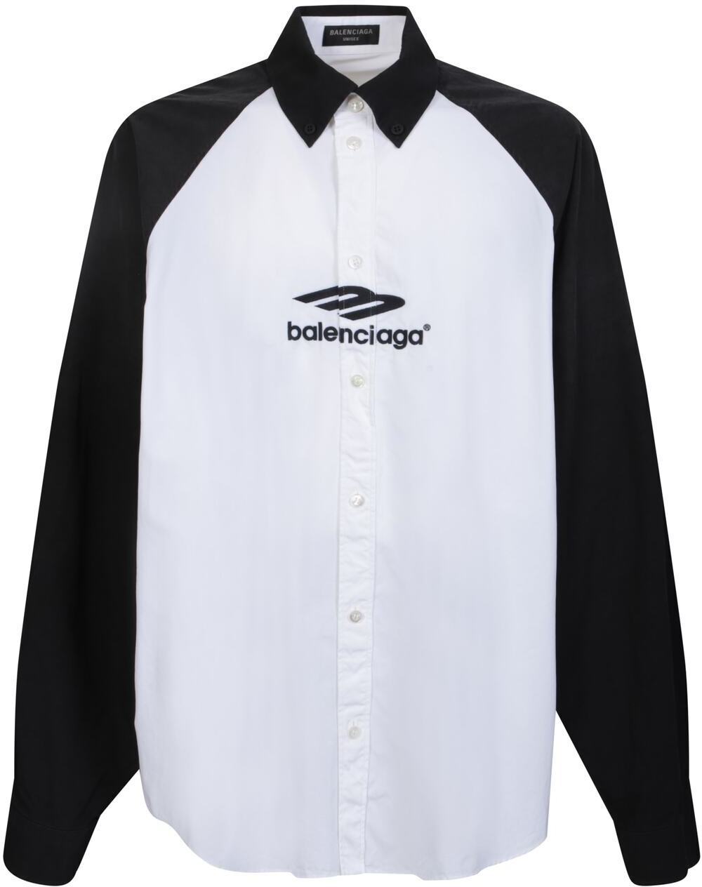 【本日5の付く日ポイント4倍!】 BALENCIAGA バレンシアガ ホワイト white シャツ メンズ 春夏2023 738841TNM60_1000 【関税・送料無料】【ラッピング無料】 ia