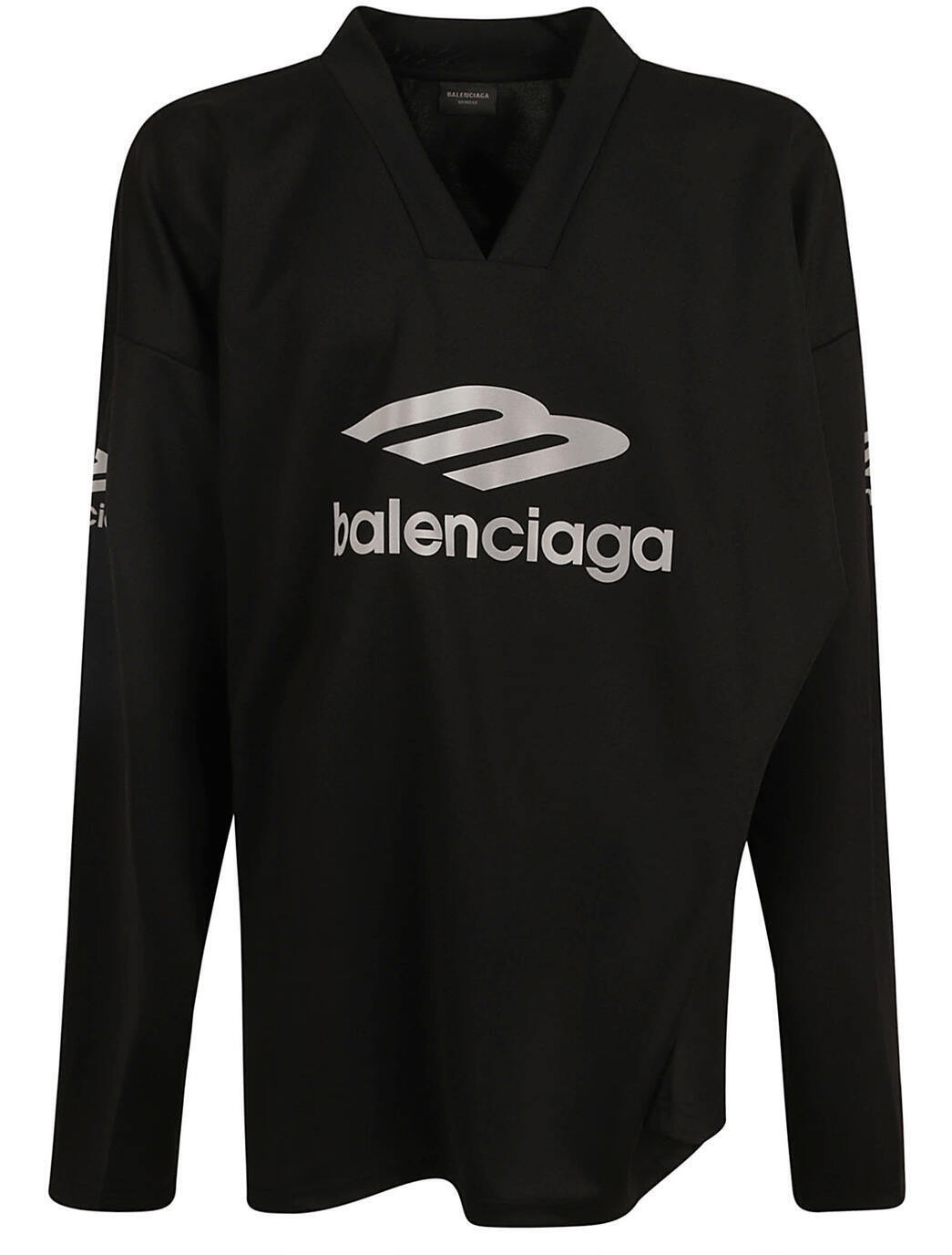 【土日限定クーポン配布中！】 BALENCIAGA バレンシアガ ブラック Black Tシャツ メンズ 春夏2024 779988TPVQ5_1000 【関税・送料無料】【ラッピング無料】 ia