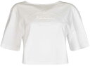 PRADA プラダ ホワイト White Tシャツ レディース 春夏2024 3546B 14LQ F0009 【関税・送料無料】【ラッピング無料】 ia