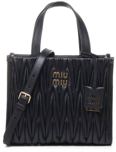 【楽天スーパーSALE!!300000円以上10000円OFFクーポン対象】 MIU MIU ミュウ ミュウ ブラック Black バッグ レディース 春夏2024 5BG263 N88F0002 【関税・送料無料】【ラッピング無料】 iaのサムネイル