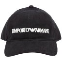 【15,000円以上1,000円OFF!!】 EMPORIO ARMANI エンポリオ アルマーニ ブラック Nero 帽子 メンズ 秋冬2022 627901 CC99400020 【関税・送料無料】【ラッピング無料】 ia