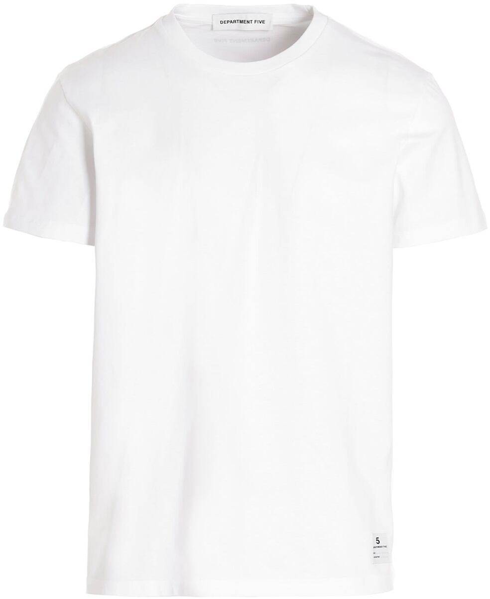 DEPARTMENT FIVE デパートメント ファイブ ホワイト White Tシャツ メンズ 春夏2024 UT5062JF0015001 【関税・送料無料】【ラッピング無料】 ia