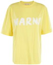 MARNI マルニ イエロー Giallo Tシャツ レディース 春夏2024 THJET49EPH USCS11|094 L1Y20 GIALLO 【関税・送料無料】【ラッピング無料】 ia