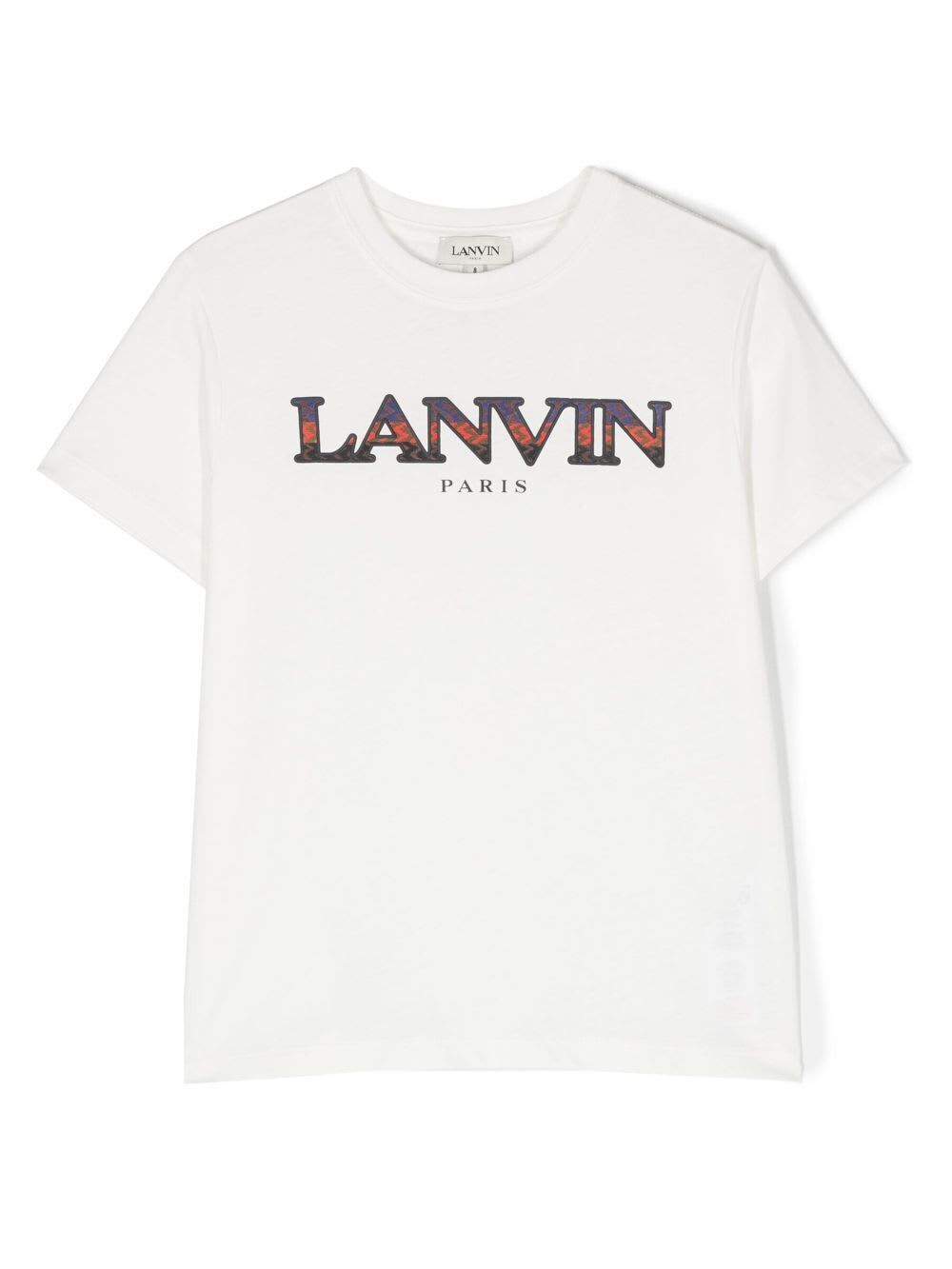 LANVIN ランバン ホワイト Bianco トップス ボーイズ 春夏2024 N25142 【関税・送料無料】【ラッピング無料】 ia