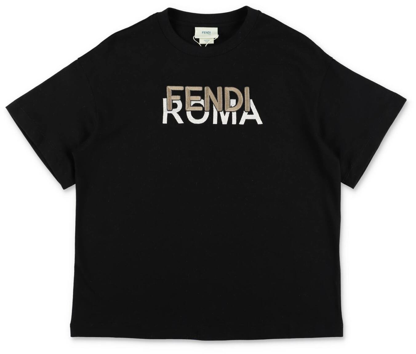 楽天BRANDSHOP・クラージュ楽天市場店【毎月1日はエントリーでポイント3倍！】 FENDI FENDI ブラック Nero トップス ボーイズ 春夏2024 JUI1497AJ 【関税・送料無料】【ラッピング無料】 ia