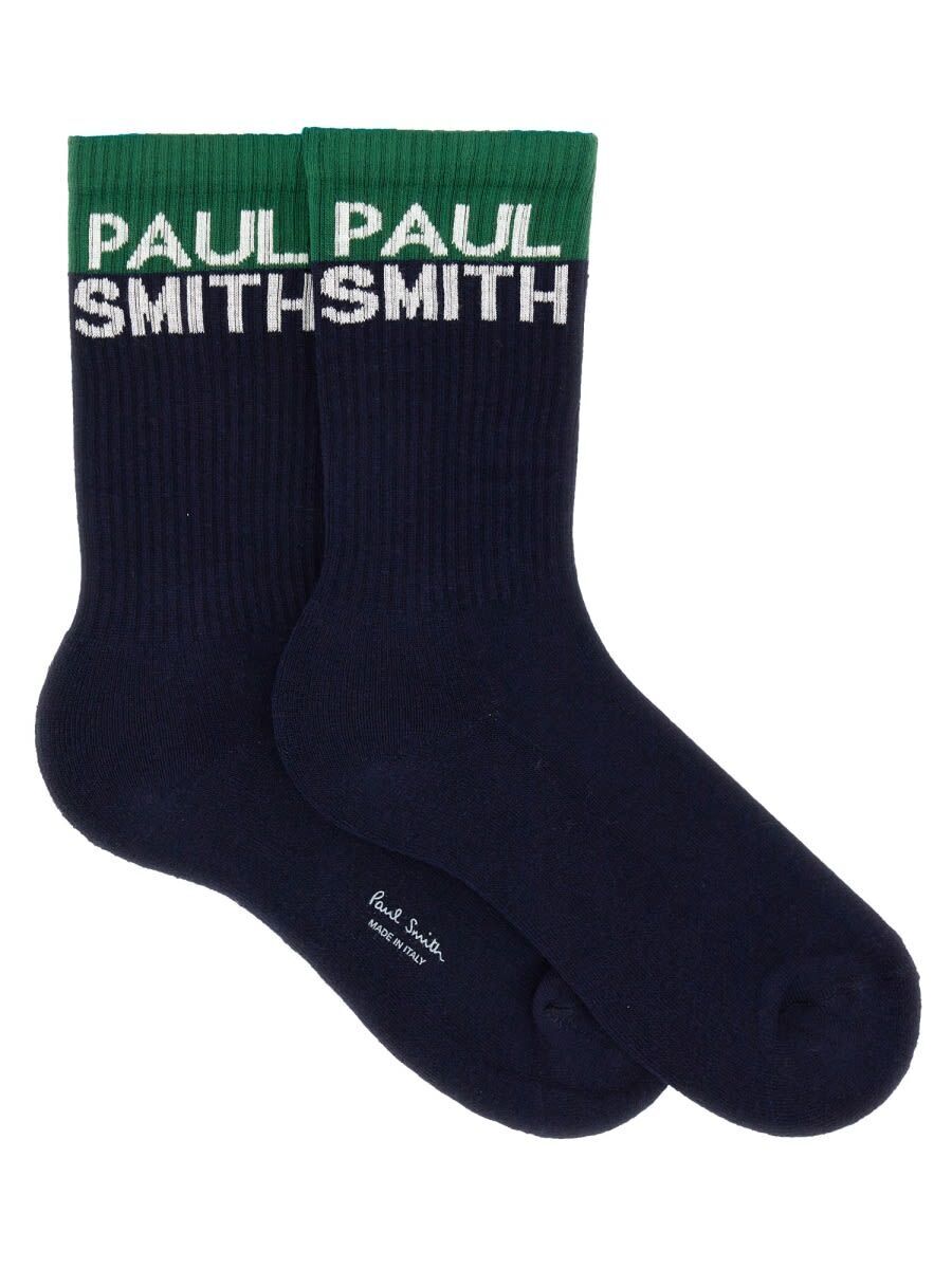 【本日5の付く日ポイント4倍!】 PAUL SMITH ポールスミス ネイビー NAVY ソックス メンズ 春夏2024 M2A400MOM43147 【関税・送料無料】【ラッピング無料】 ia