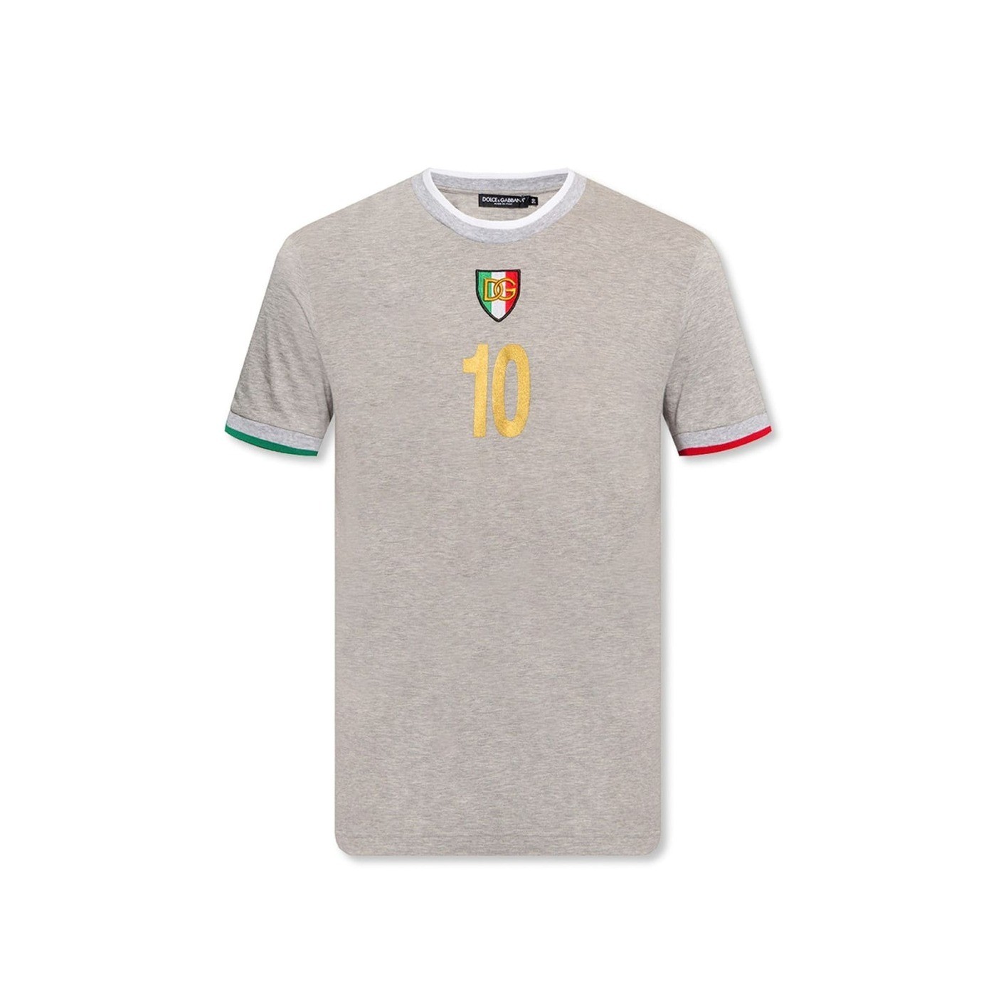 ドルチェ&ガッバーナ DOLCE&GABBANA ドルチェ&ガッバーナ グレー Gray Tシャツ メンズ 春夏2022 G8KC0Z G7CCK_S8290 【関税・送料無料】【ラッピング無料】 ia