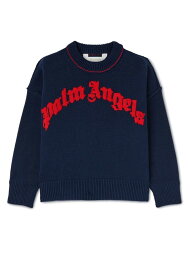 PALM ANGELS パーム・エンジェルス ブルー Blu スウェット ボーイズ 春夏2024 PBHE001S24KNI0024625 【関税・送料無料】【ラッピング無料】 ia