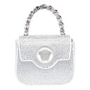 VERSACE ヴェルサーチ シルバー SILVER トートバッグ レディース 春夏2024 1A06487 1003016 1W00P 【関税・送料無料】【ラッピング無料】 ia