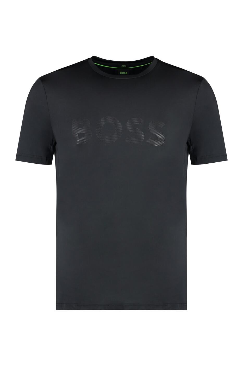 【土日限定クーポン配布中！】 HUGO BOSS ヒューゴボス ブラック black Tシャツ メンズ 春夏2024 50506366_001 【関税・送料無料】【ラッピング無料】 ia