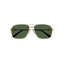 CARTIER EYEWEAR カルティエアイウェア ゴールド Gold サングラス・メガネ メンズ 春夏2023 CT0306S002 【関税・送料無料】【ラッピング無料】 ia