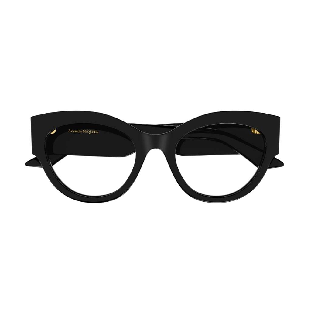 楽天BRANDSHOP・クラージュ楽天市場店ALEXANDER MCQUEEN EYEWEAR アレキサンダー マックイーンアイウェア ブラック Nero サングラス・メガネ レディース 秋冬2023 AM0435o 001 【関税・送料無料】【ラッピング無料】 ia