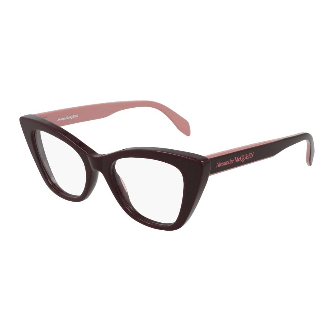 アレキサンダーマックイーン 【土日限定クーポン配布中！】 ALEXANDER MCQUEEN EYEWEAR アレキサンダー マックイーンアイウェア レッド Bordeaux サングラス・メガネ レディース 秋冬2023 AM0305O 004 【関税・送料無料】【ラッピング無料】 ia