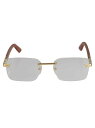 CARTIER EYEWEAR カルティエアイウェア サングラス・メガネ メンズ 秋冬2023 CT0411O002 gold brown transparen 【関税・送料無料】【ラッピング無料】 ia