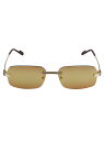  CARTIER EYEWEAR カルティエアイウェア サングラス・メガネ メンズ 秋冬2023 CT0271S007 gold gold orange  ia