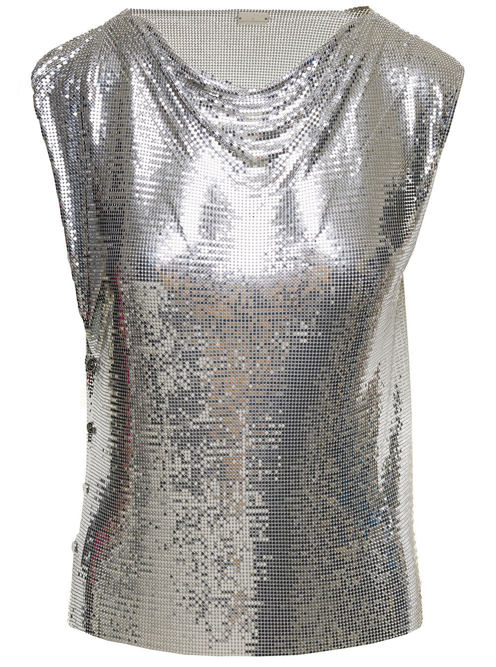 PACO RABANNE パコ ラバンヌ シルバー silver トップス レディース 春夏2024 19EITO023MH0062 P040 【関税・送料無料】【ラッピング無料】 ia