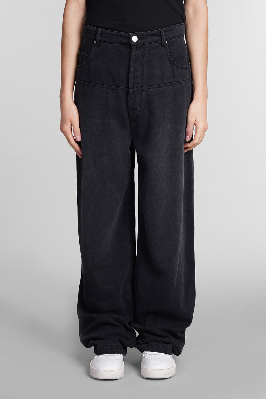 ISABEL MARANT イザベルマラン ブラック black デニム メンズ 春夏2024 PA0295HA-B1H07H02FK 【関税・送料無料】【ラッピング無料】 iaのサムネイル
