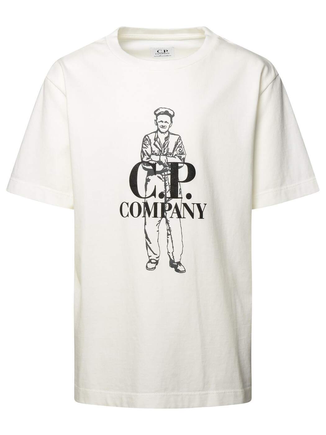 C.P. COMPANY ԡѥˡ ۥ磻 White ȥåץ ܡ 2023 15CKTS045B 006259W103 ڴǡ̵ۡڥåԥ̵ ia