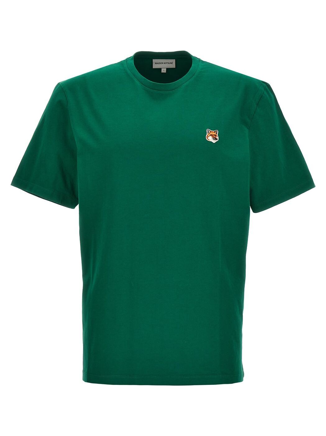  MAISON KITSUNE メゾン キツネ グリーン Green Tシャツ メンズ 春夏2024 LM00104KJ0008P373  ia