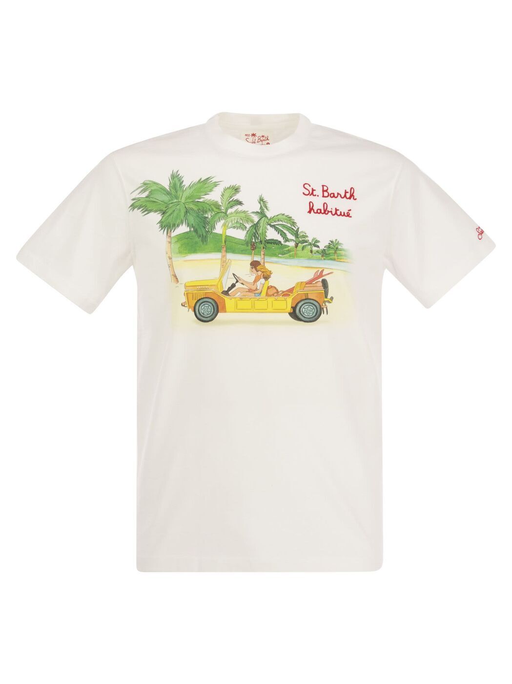 【本日5の付く日ポイント4倍!】 MC2 SAINT BARTH エムシーツーセイントバース ホワイト White Tシャツ メンズ 春夏2023 TSHM001 00299D 【関税・送料無料】【ラッピング無料】 ia