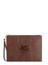 ETRO エトロ ブラウン Brown クラッチバッグ レディース 春夏2024 WP2C0010AA001 M0019 【関税・送料無料】【ラッピング無料】 ia