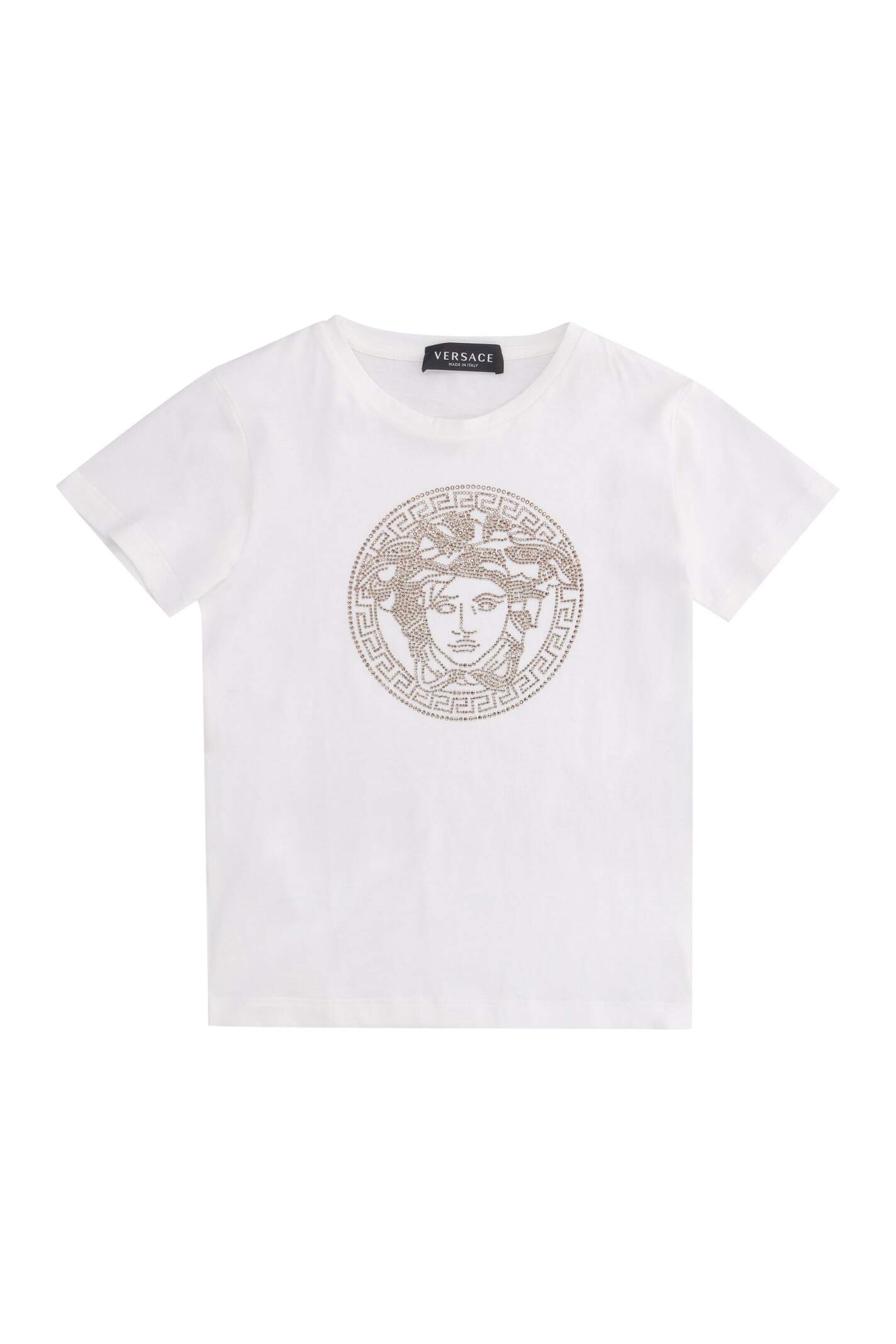  YOUNG VERSACE ヤングヴェルサーチ ホワイト White トップス ガールズ 秋冬2022 10000521A01421_2W110.T  ia