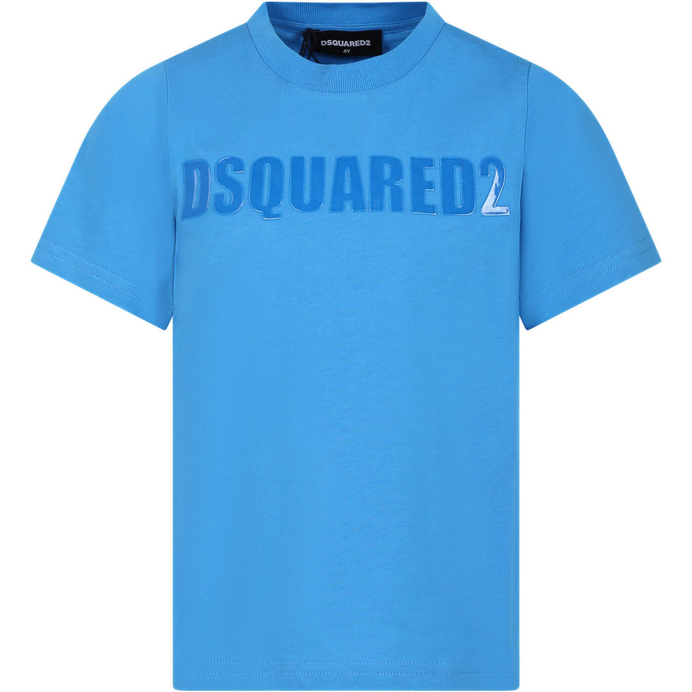 DSQUARED2 ディースクエアード ブルー Light Blue トップス ボーイズ 春夏2024 DQ2234 D00MV D2T1044U DQ825 【関税・送料無料】【ラッピング無料】 ia