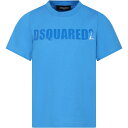 【15,000円以上1,000円OFF!!】 DSQUARED2 ディースクエアード ブルー Light Blue トップス ボーイズ 春夏2024 DQ2234 D00MV D2T1044U DQ825 【関税・送料無料】【ラッピング無料】 ia