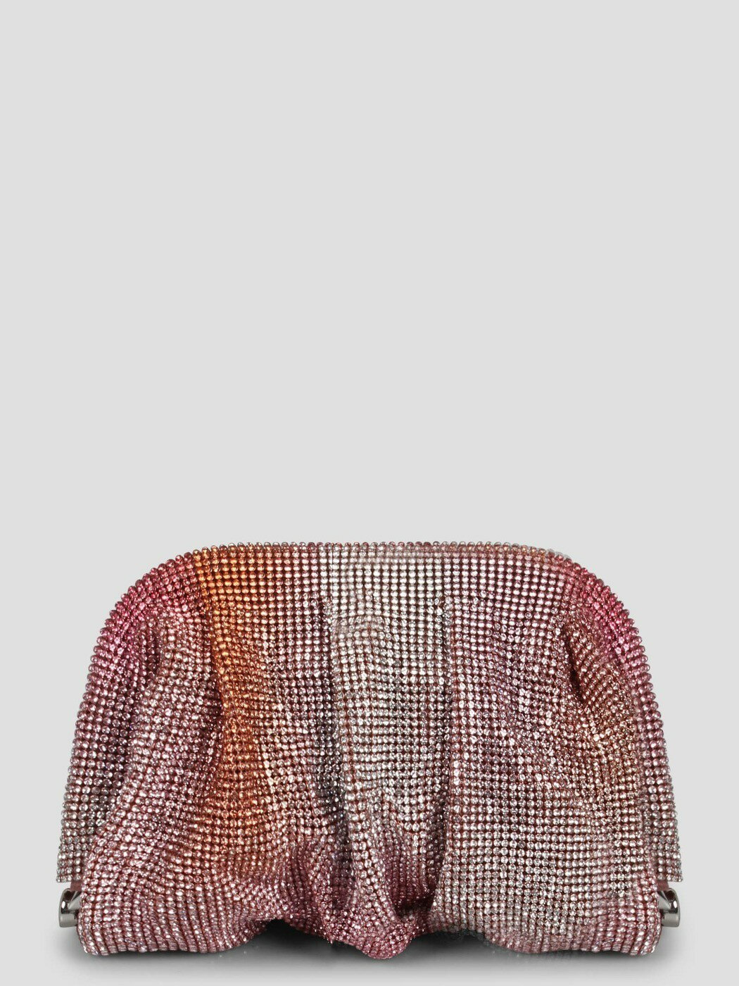 BENEDETTA BRUZZICHES ベネデッタ ブルッツィケス クラッチバッグ レディース 春夏2024 SS24011 034 RHINESTONE MESH PARIGI ALLA FINESTRAGRADIANTE ROSA 【関税・送料無料】【ラッピング無料】 ia