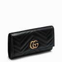 【15,000円以上1,000円OFF!!】 GUCCI グッチ ブラック Nero 財布 レディース 春夏2024 443436 DTD1T 1000 NERO 【関税・送料無料】【ラッピング無料】 ia