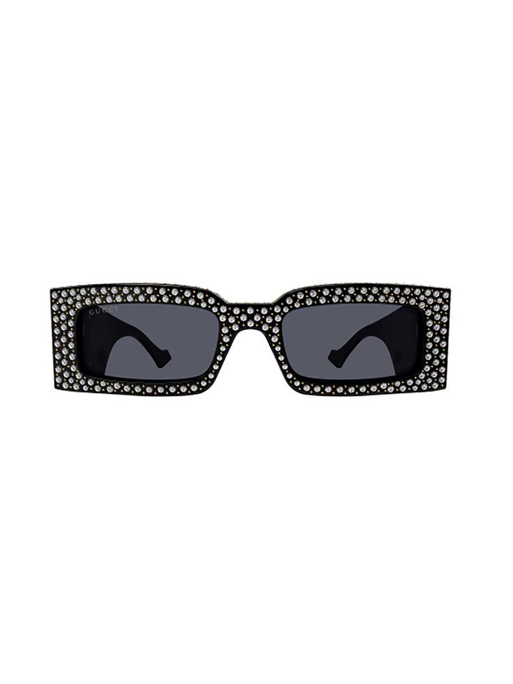 【土日限定！15,000円以上で1,000円引き】 GUCCI EYEWEAR グッチアイウェア サングラス・メガネ レディース 秋冬2023 GG1425S005 black black grey 【関税・送料無料】【ラッピング無料】 iaのサムネイル