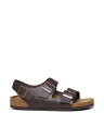 【15,000円以上1,000円OFF!!】 BIRKENSTOCK ビルケンシュトック ブラウン Brown サンダル メンズ 春夏2024 034103 MILANODARK BROWN 【関税・送料無料】【ラッピング無料】 ia